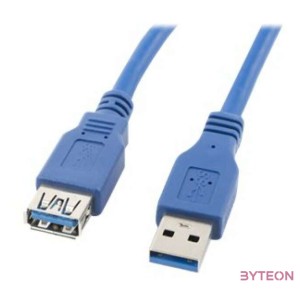 Lanberg CA-US3E-10CC-0018-B USB kábel 1,8 M USB A Kék