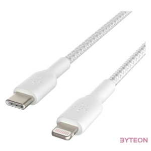 Belkin CAA004BT2MWH Lightning kábel 2 M Fehér