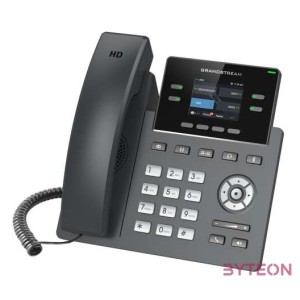 Grandstream Networks GRP2612P IP telefon Fekete 2 sorok TFT