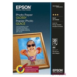 Epson Photo Paper Glossy fotópapír A4 Fehér Fényes