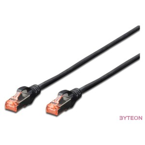 Digitus 3m Cat6 S-FTP hálózati kábel Fekete S,FTP (S-STP)