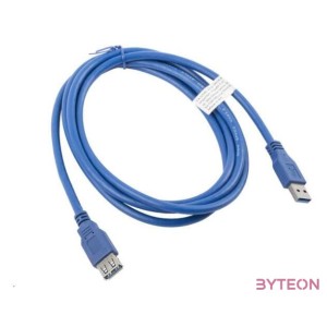 Lanberg CA-US3E-10CC-0018-B USB kábel 1,8 M USB A Kék