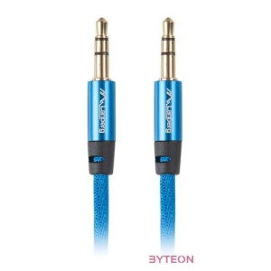 Lanberg CA-MJMJ-10CU-0020-BL audio kábel 2 M 3.5mm Kék