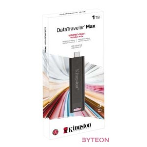 Kingston Technology DataTraveler Max USB flash meghajtó 1000 GB USB C-típus Fekete