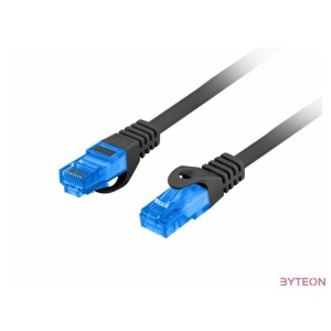 Lanberg PCF6A-10CC-0100-BK hálózati kábel Fekete 1 M Cat6a S,FTP (S-STP)