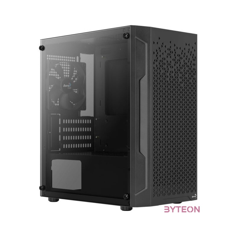 Aerocool Trinity Mini (Ablakos) - Fekete