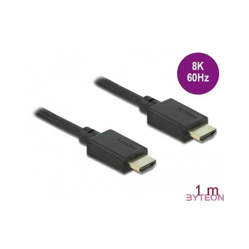DeLOCK 85387 HDMI kábel 1 M HDMI A-típus (Standard) Fekete