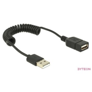 DeLOCK USB 2.0 0.6m USB kábel 0,6 M USB A Fekete