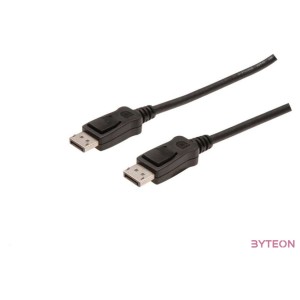 Digitus AK-340100-150-S DisplayPort kábel 15 M Fekete