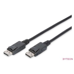 Digitus AK-340100-150-S DisplayPort kábel 15 M Fekete