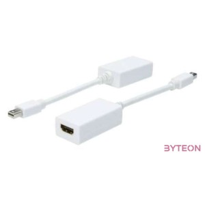 Digitus AK-340411-001-W video átalakító kábel 0,15 M Mini DisplayPort HDMI Fehér