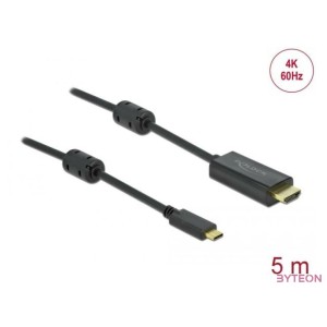 DeLOCK 85972 video átalakító kábel 5 M USB C-típus HDMI Fekete