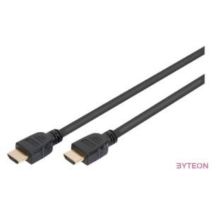Digitus AK-330124-010-S HDMI kábel 1 M HDMI A-típus (Standard) Fekete
