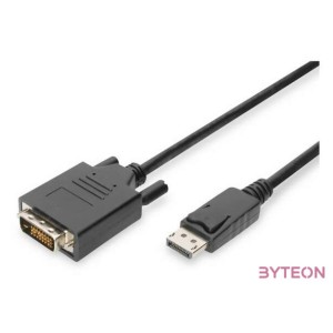 Digitus AK-340301-020-S video átalakító kábel 2 M DisplayPort DVI-D Fekete