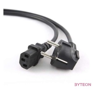 Gembird PC-186-VDE tápkábel Fekete 1,8 M