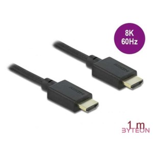 DeLOCK 85387 HDMI kábel 1 M HDMI A-típus (Standard) Fekete