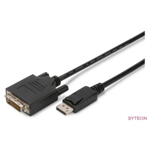 Digitus AK-340301-020-S video átalakító kábel 2 M DisplayPort DVI-D Fekete