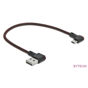DeLOCK 85269 USB kábel 0,2 M USB 2.0 USB A Micro-USB B Fekete