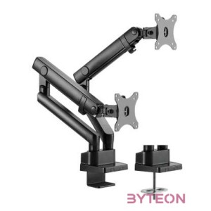 ICY BOX IB-MS314-T asztali TV konzol 81,3 cm (32) Rögzítőelemes Fekete