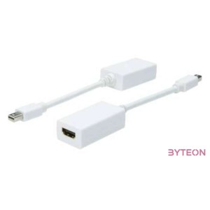 Digitus AK-340411-001-W video átalakító kábel 0,15 M Mini DisplayPort HDMI Fehér