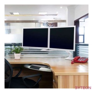 Ergotron HX Series 45-476-216 asztali TV konzol 81,3 cm (32) Csavarral összefogott Fehér