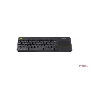 Logitech K400 Plus Touch (ENG, Vez.nélküli) - Fekete
