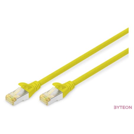 Digitus DK-1644-A-0025,Y hálózati kábel Sárga 0,25 M Cat6a S,FTP (S-STP)