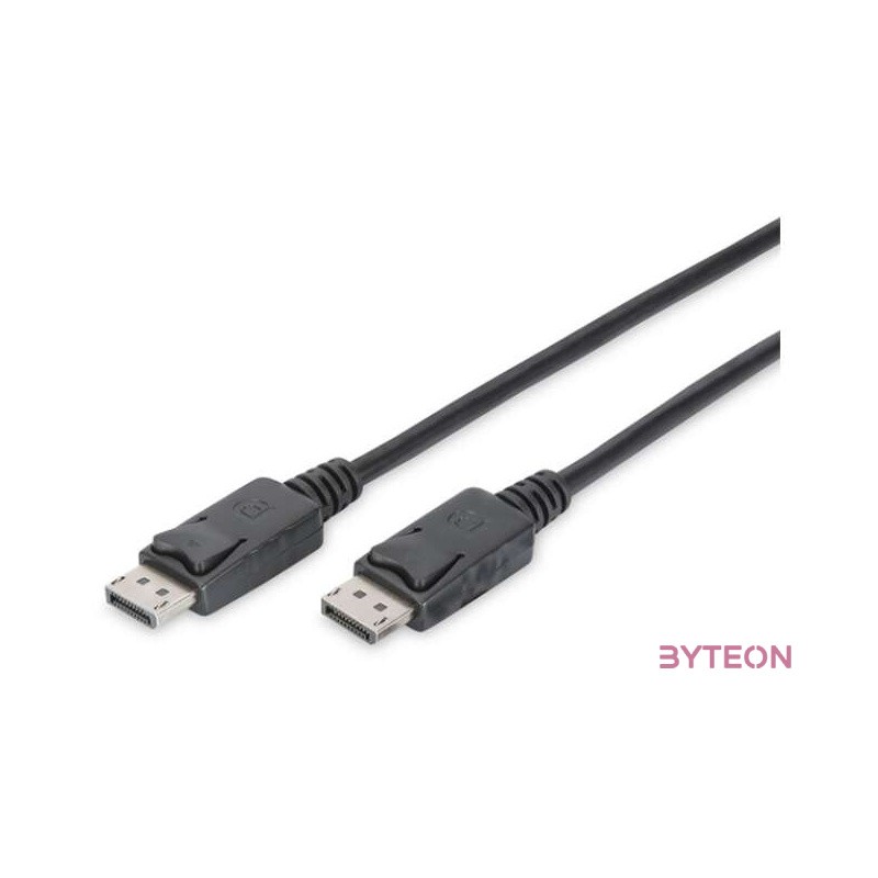 Digitus DB-340100-020-S DisplayPort kábel 2 M Fekete