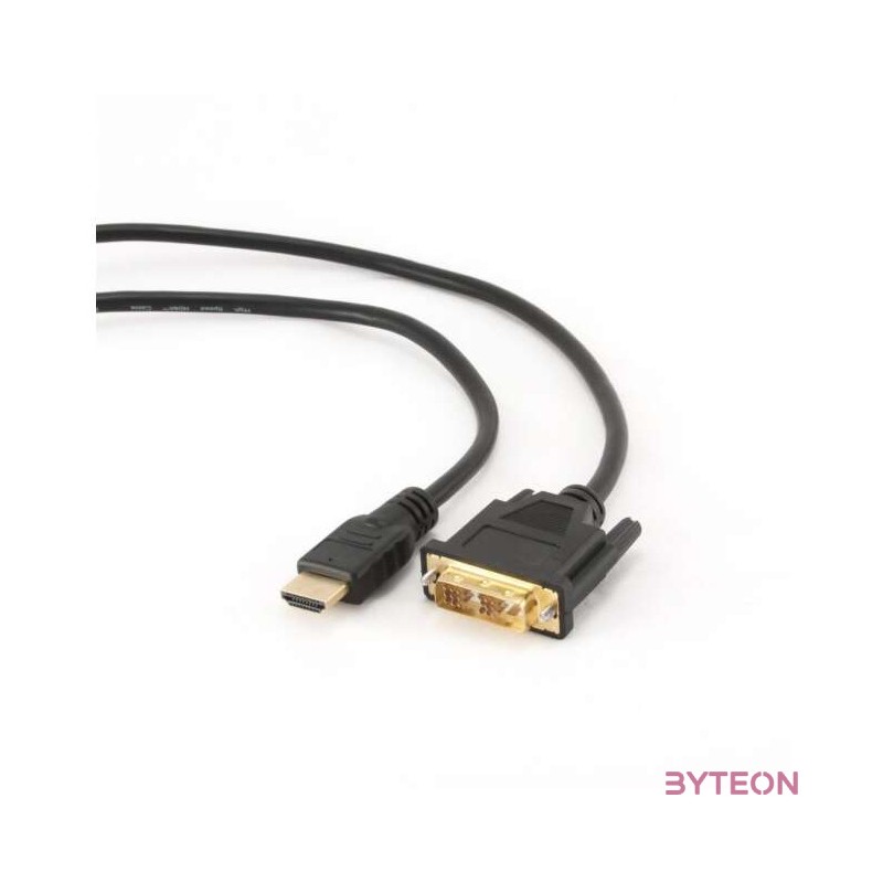 Gembird 3m, HDMI,DVI, M,M DVI-D Fekete