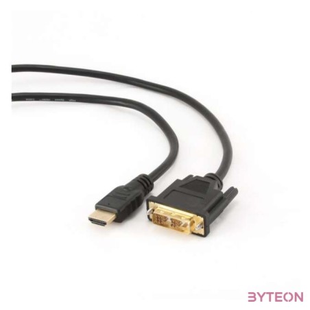 Gembird 3m, HDMI,DVI, M,M DVI-D Fekete