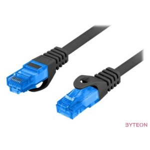 Lanberg PCF6A-10CC-0300-BK hálózati kábel Fekete 3 M Cat6a S,FTP (S-STP)