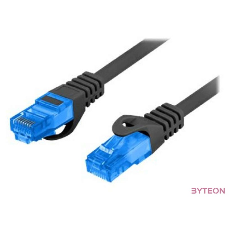 Lanberg PCF6A-10CC-0300-BK hálózati kábel Fekete 3 M Cat6a S,FTP (S-STP)