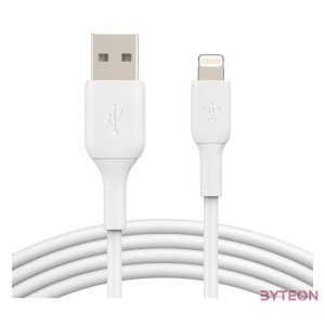 Belkin CAA001BT2MWH Lightning kábel 2 M Fehér