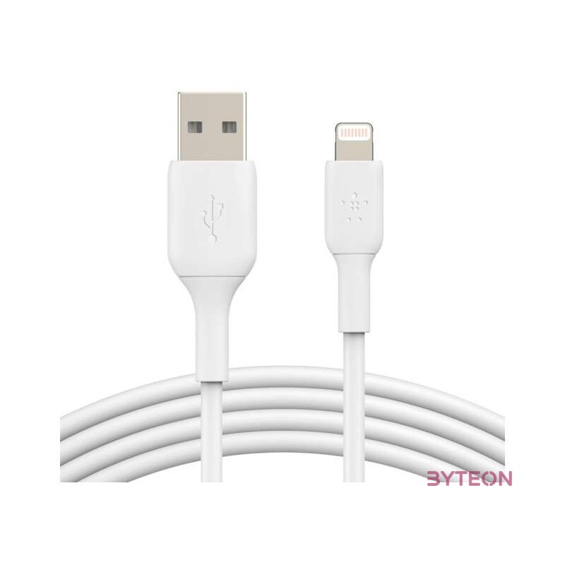 Belkin CAA001BT2MWH Lightning kábel 2 M Fehér