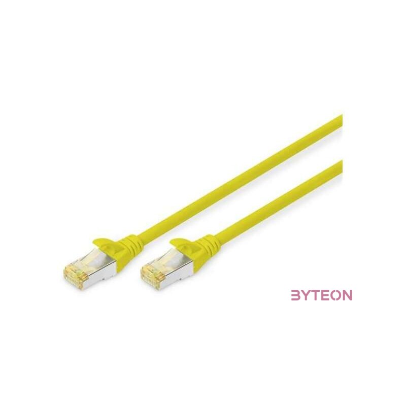 Digitus DK-1644-A-010,Y hálózati kábel Sárga 1 M Cat6a S,FTP (S-STP)