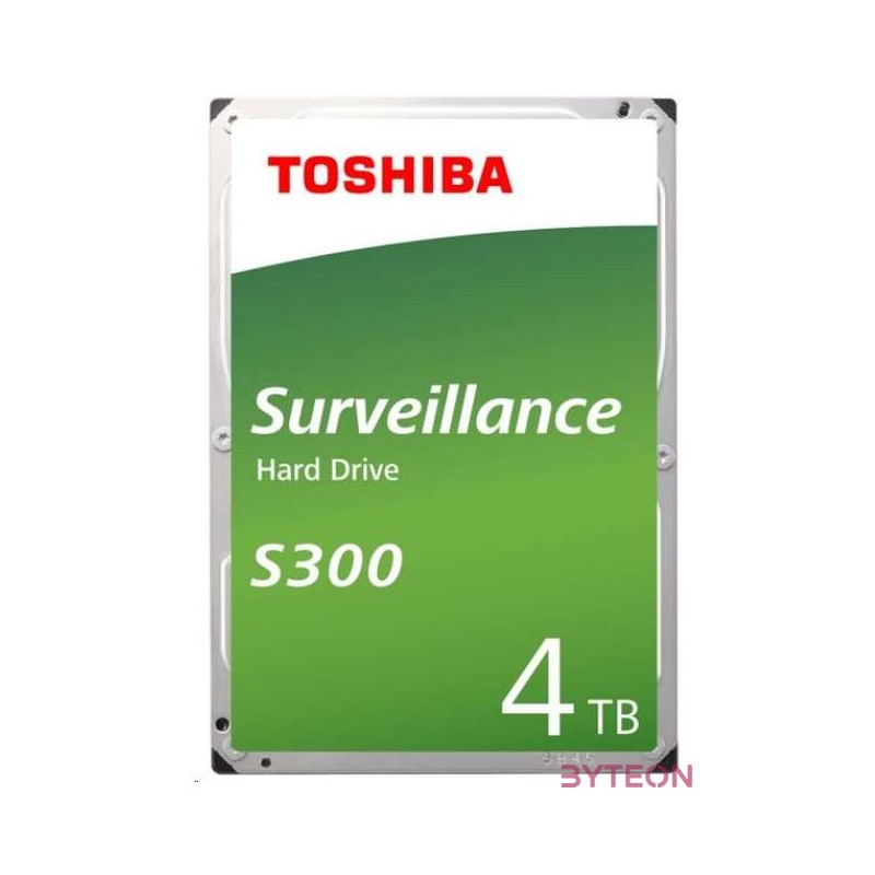 Toshiba Surveillance S300 4TB (3.5,5400,256MB,SATA3)