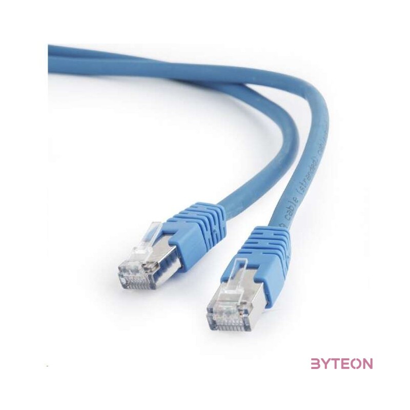 Gembird PP6A-LSZHCU-B-0.25M hálózati kábel Kék 0,25 M Cat6a S,FTP (S-STP)