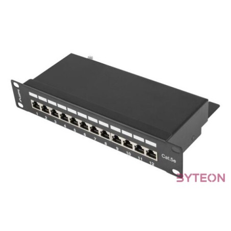 Lanberg PPF5-9012-B patch panel 1U