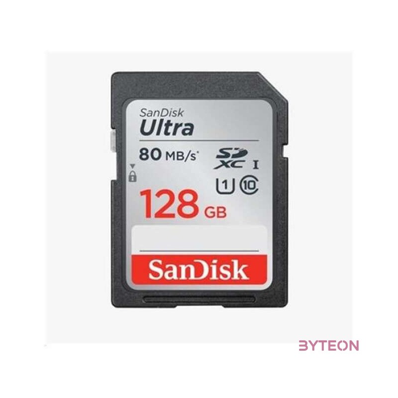 SanDisk Ultra memóriakártya 128 GB SDXC UHS-I