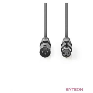 Nedis COTG15010GY150 audio kábel XLR (3-pin) Szürke