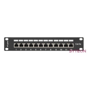 Lanberg PPF5-9012-B patch panel 1U