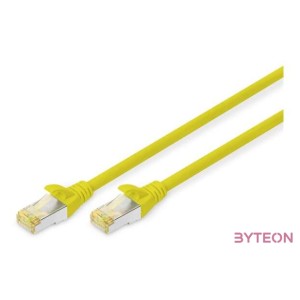 Digitus DK-1644-A-010,Y hálózati kábel Sárga 1 M Cat6a S,FTP (S-STP)