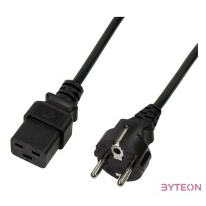 LogiLink CP151 tápkábel Fekete 1 M CEE7,7 IEC C19