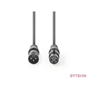 Nedis COTG15010GY150 audio kábel XLR (3-pin) Szürke