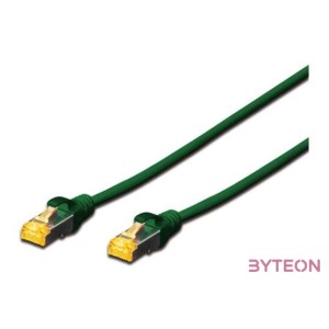 Digitus DK-1644-A-010,G hálózati kábel Zöld 1 M Cat6a S,FTP (S-STP)