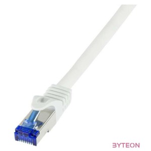 LogiLink C6A061S hálózati kábel Fehér 3 M Cat6a S,FTP (S-STP)