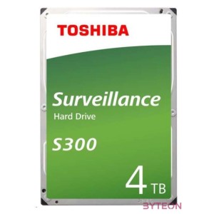 Toshiba Surveillance S300 4TB (3.5,5400,256MB,SATA3)