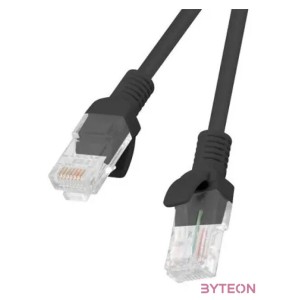 Lanberg PCU6-10CC-0050-BK hálózati kábel Fekete 0,5 M Cat6 U,UTP (UTP)