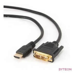 Gembird 3m, HDMI,DVI, M,M DVI-D Fekete