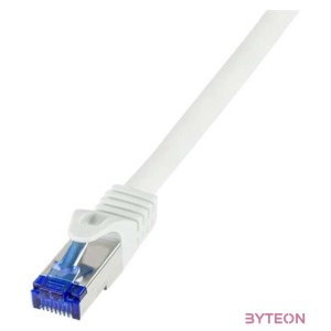 LogiLink C6A061S hálózati kábel Fehér 3 M Cat6a S,FTP (S-STP)